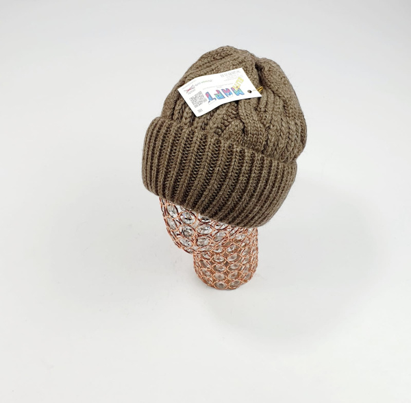 Шапка Март крупновяз. Каппа (коричневый)